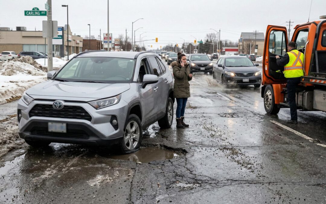 Ottawa Pothole Season 2026: Tire Damage & When To Call A Tow (2026)