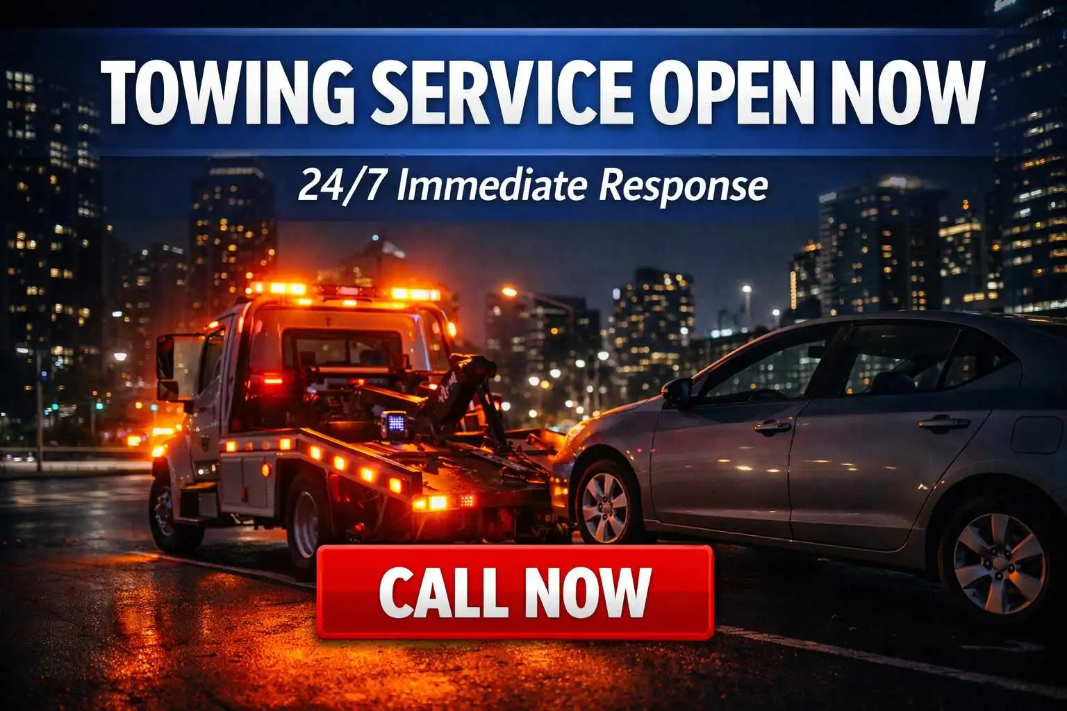 613 Towing Flatbed Tow Truck On Queensway 417 Hiway